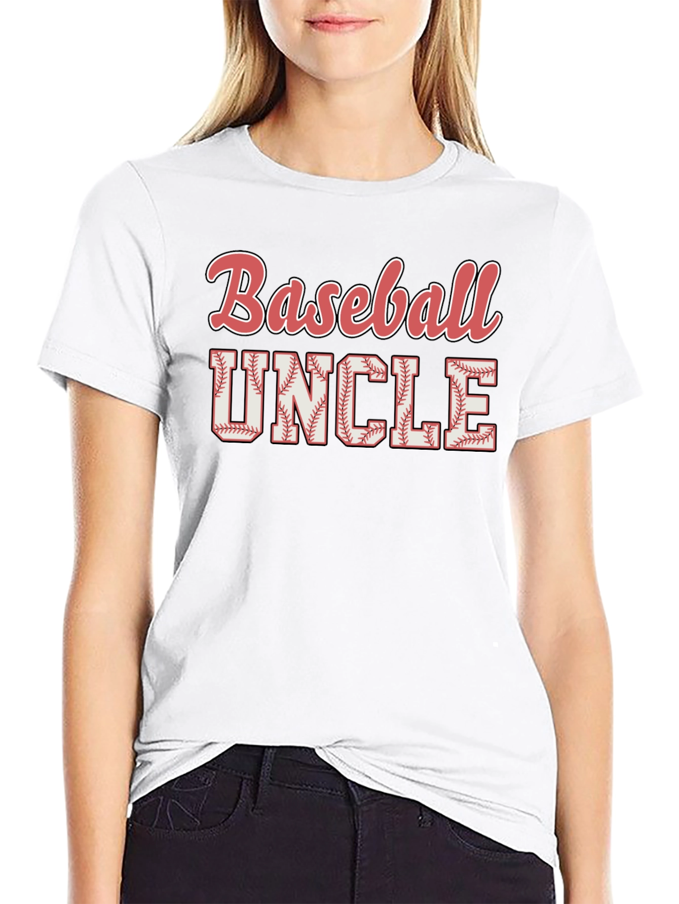 Baseball Uncle Graphic T-Shirt