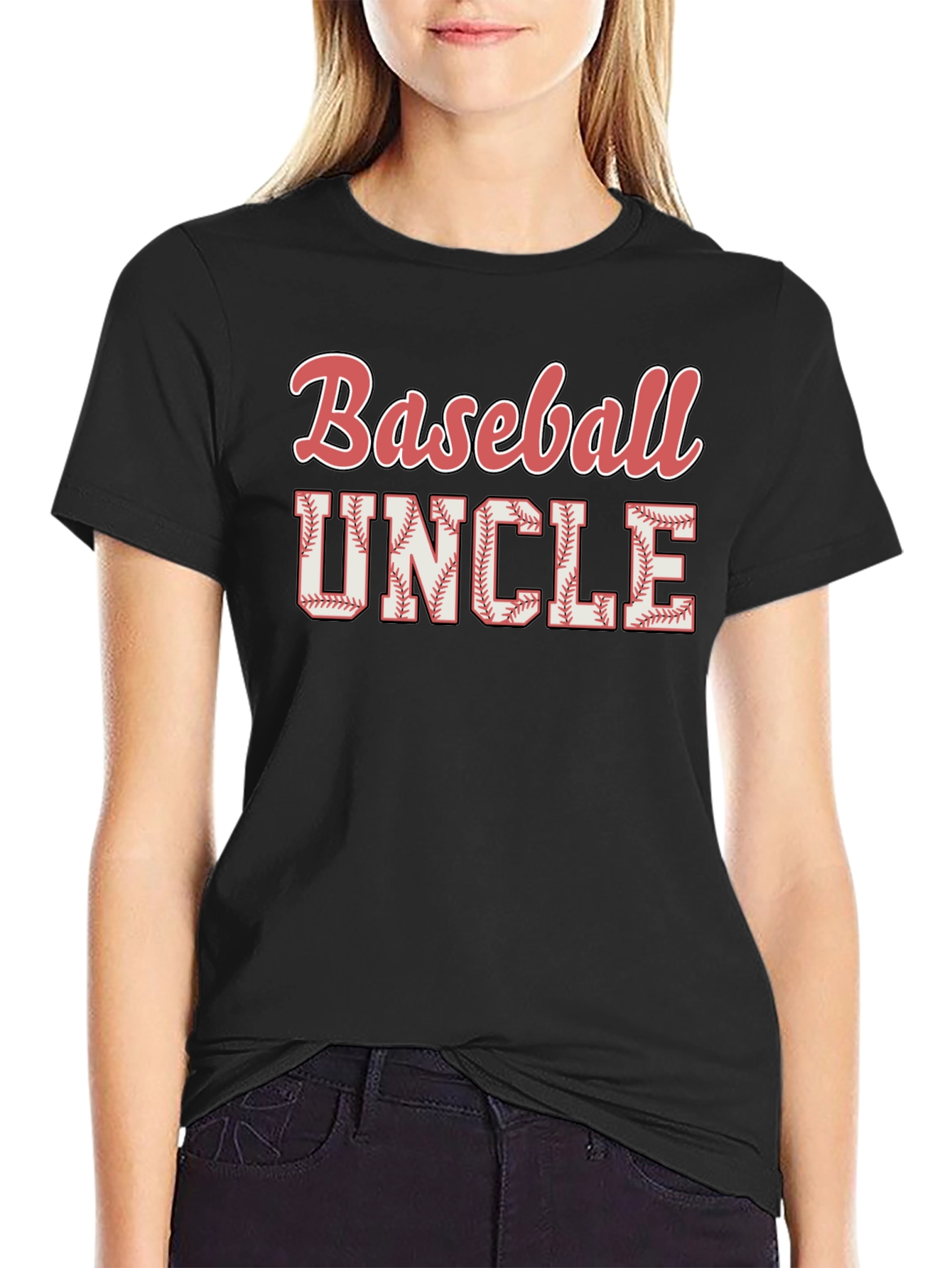 Baseball Uncle Graphic T-Shirt