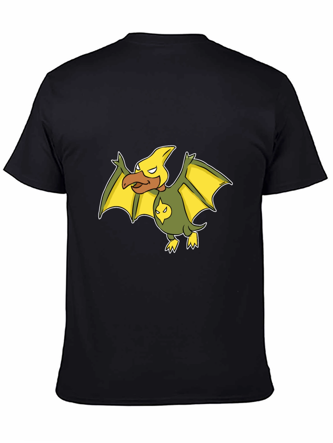 Aerodactyl Pokemon Black T-Shirt
