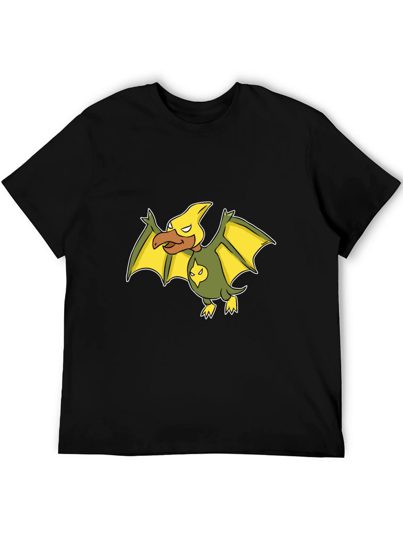 Aerodactyl Pokemon Black T-Shirt