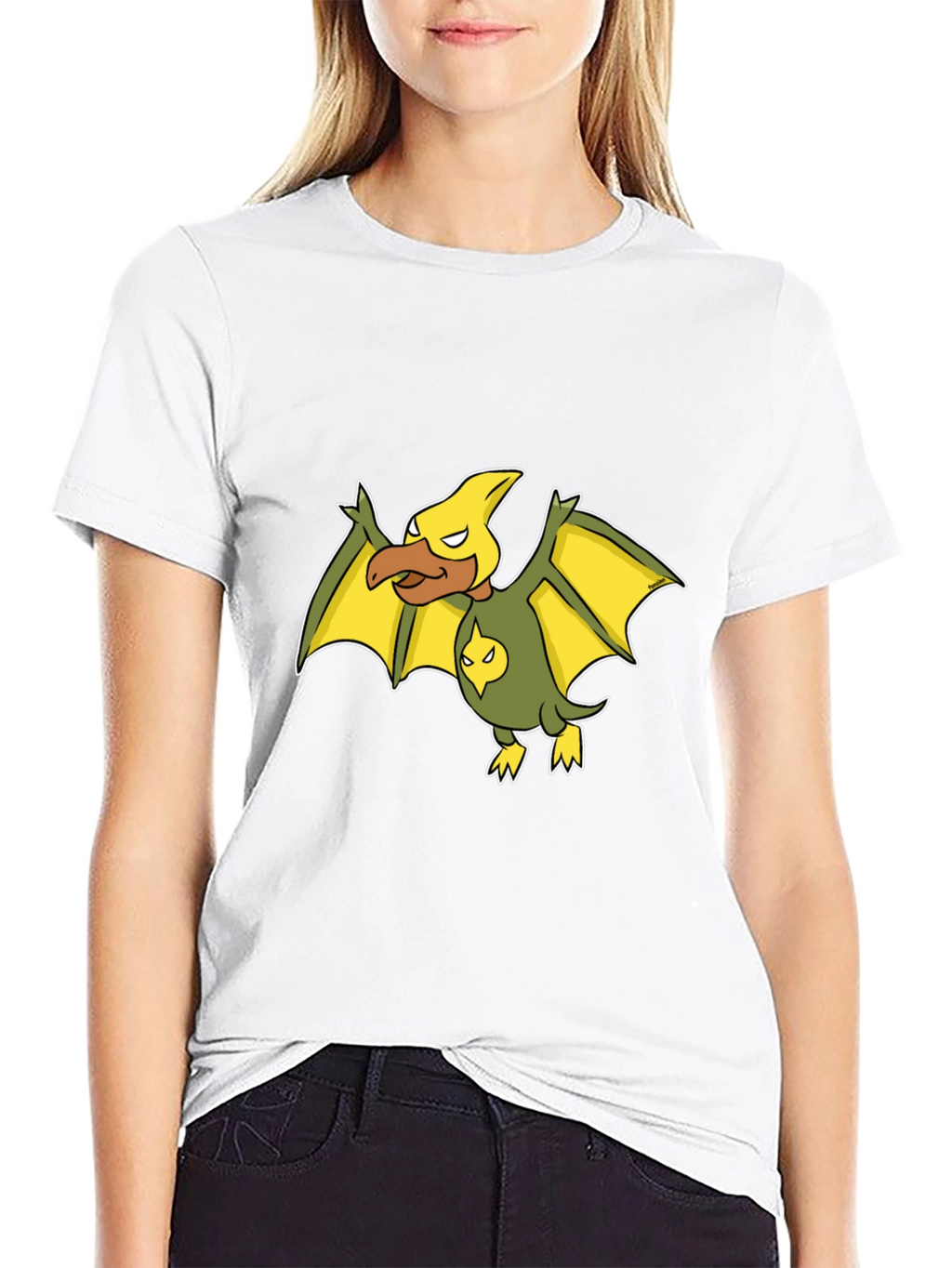 Aerodactyl Pokemon Black T-Shirt