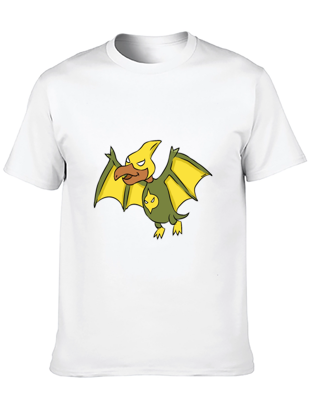 Aerodactyl Pokemon Black T-Shirt