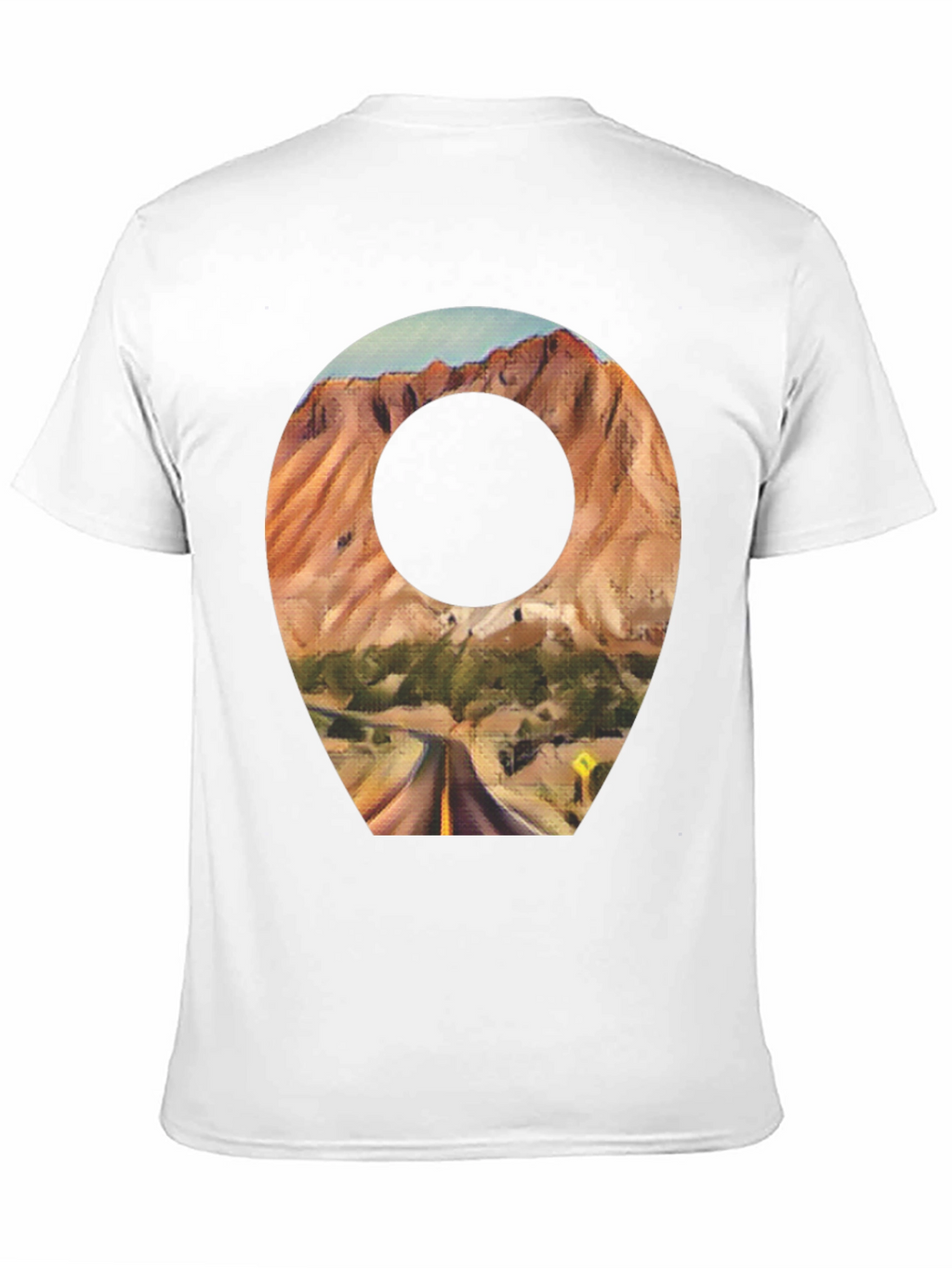 Scenic Route T-Shirt - Black Cotton Blend