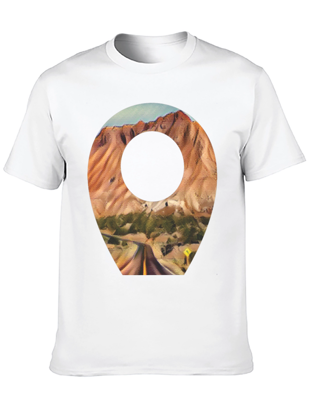 Scenic Route T-Shirt - Black Cotton Blend