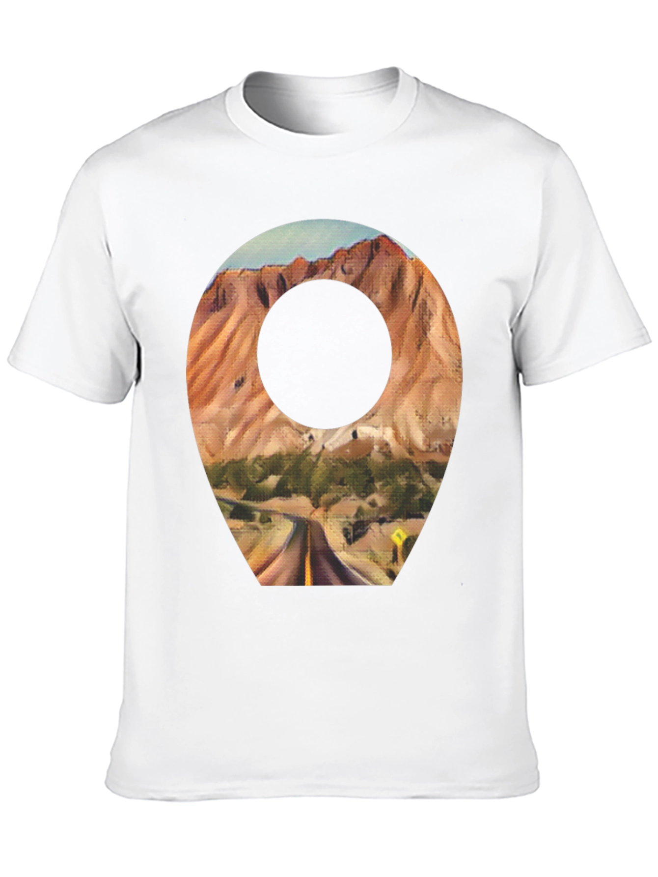 Scenic Route T-Shirt - Black Cotton Blend