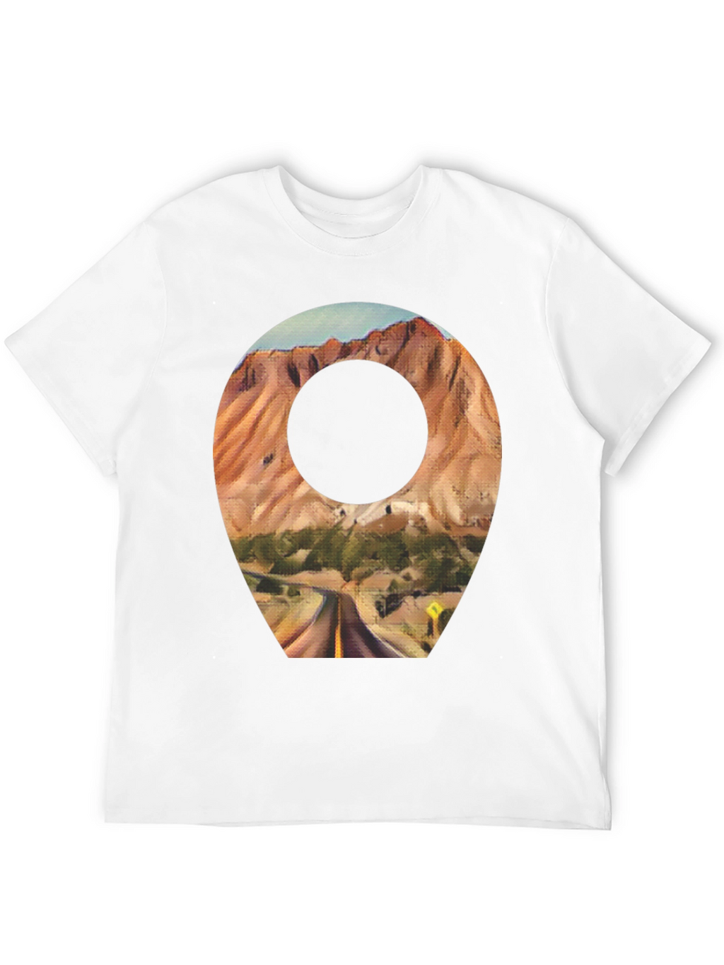 Scenic Route T-Shirt - Black Cotton Blend