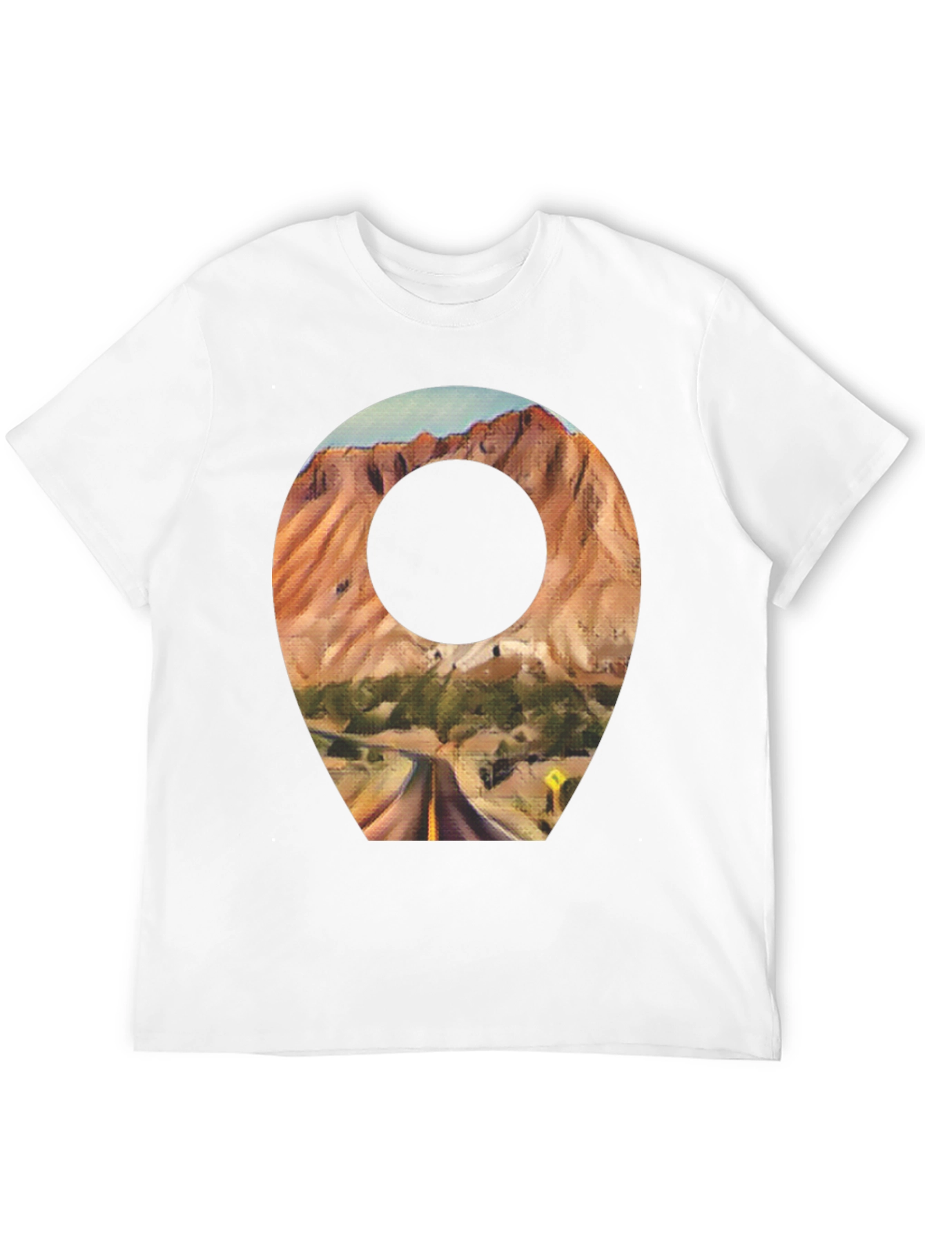 Scenic Route T-Shirt - Black Cotton Blend