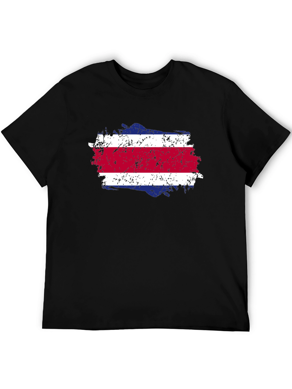 Costa Rica Flag T-Shirt - Distressed Design