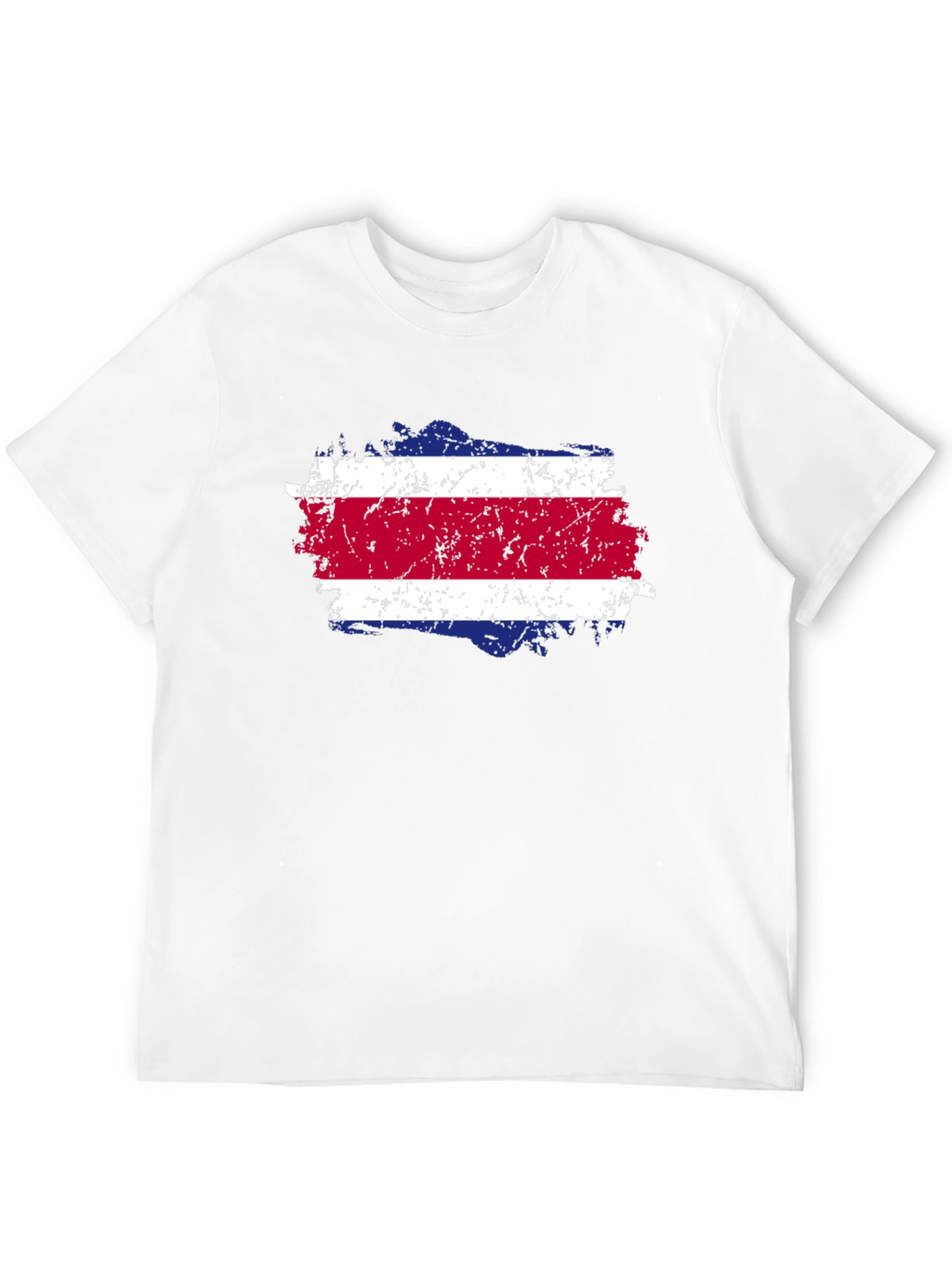 Costa Rica Flag T-Shirt - Distressed Design