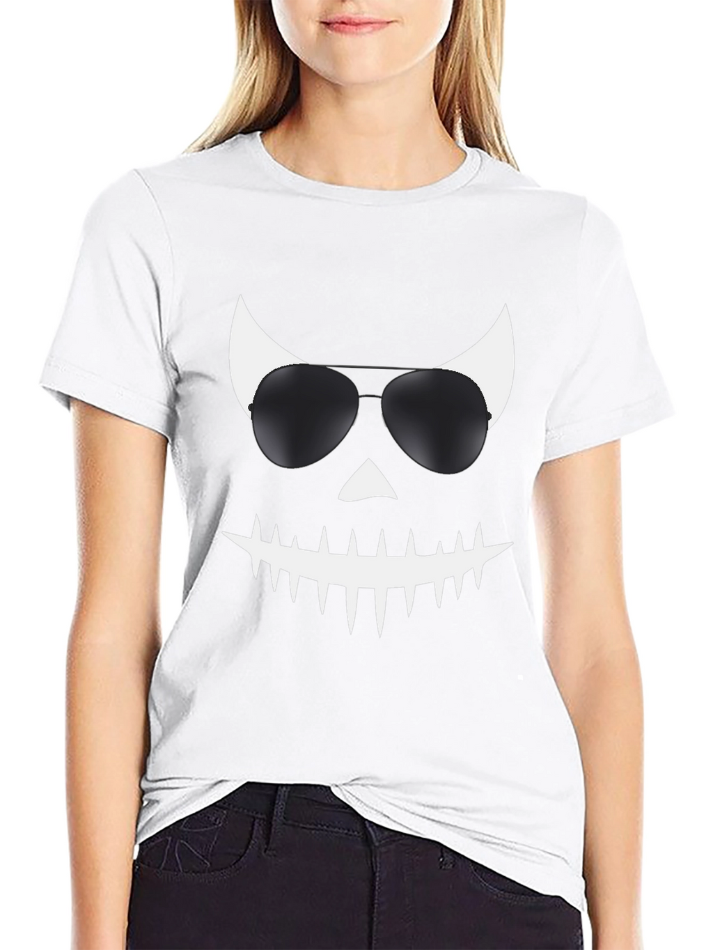 Cool Jack OLantern T-Shirt with Sunglasses