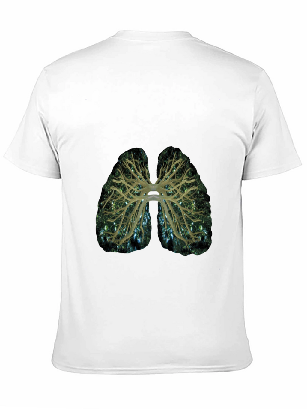 Lungs Graphic Print T-Shirt - Breath of Fresh Style