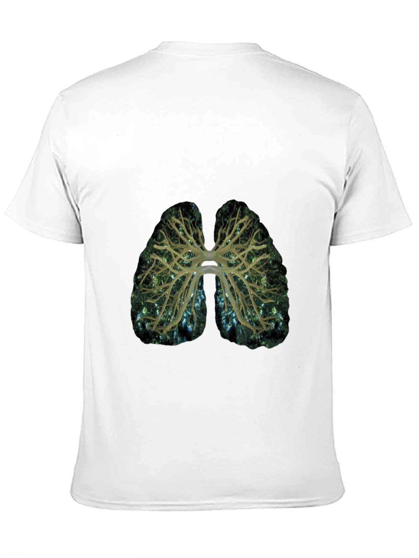 Lungs Graphic Print T-Shirt - Breath of Fresh Style