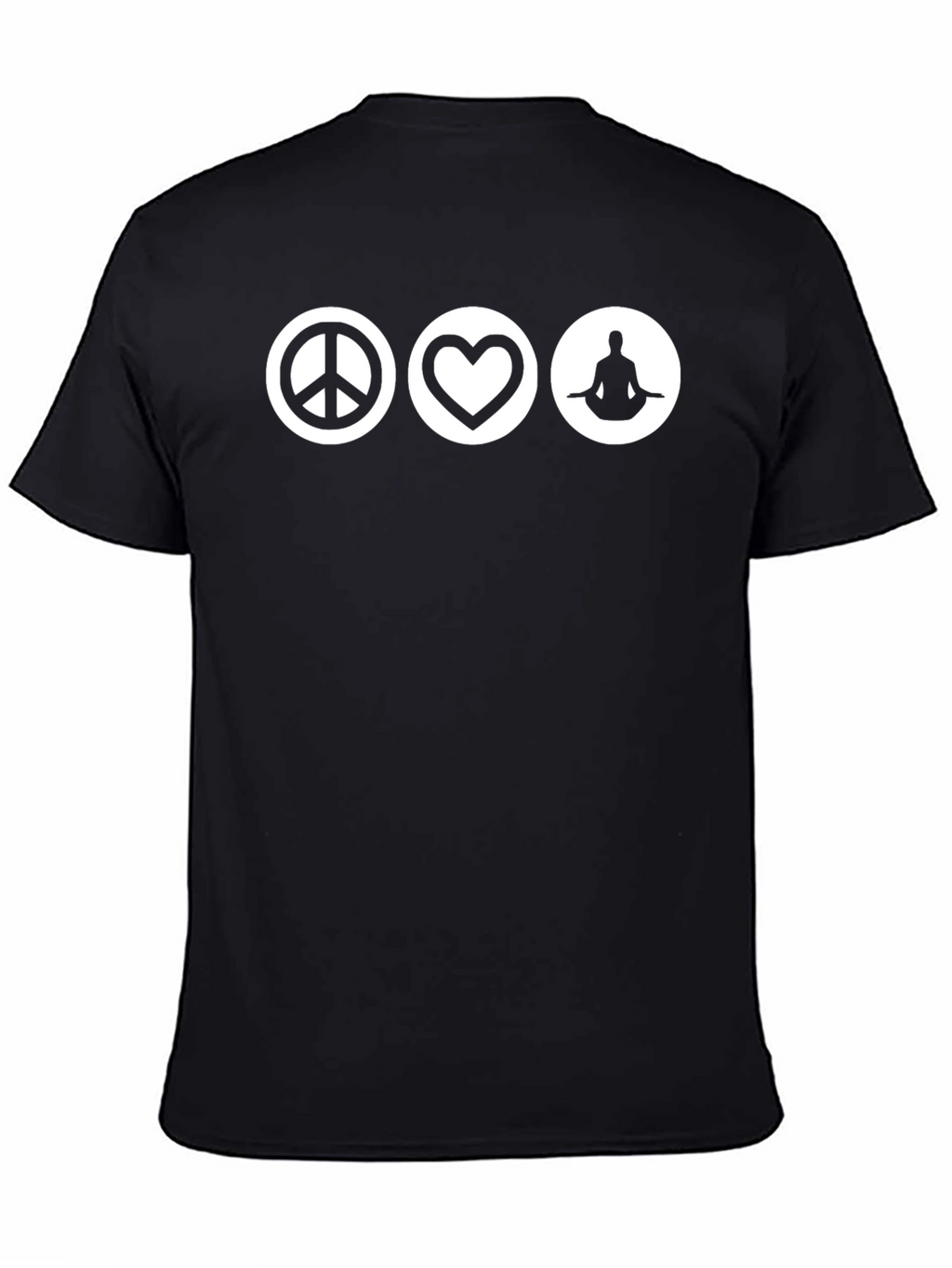 Peace Love Meditate Graphic T-Shirt