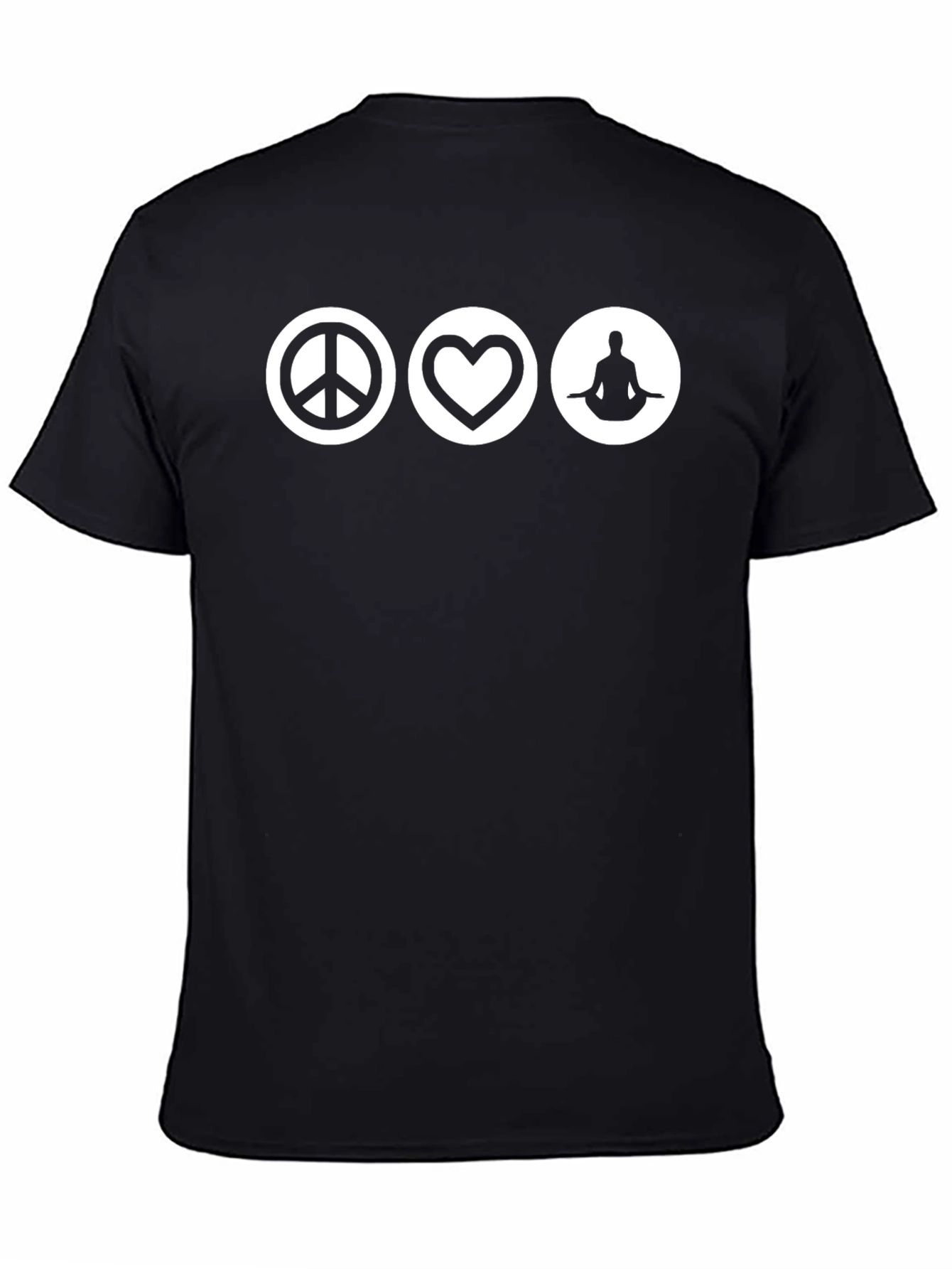 Peace Love Meditate Graphic T-Shirt