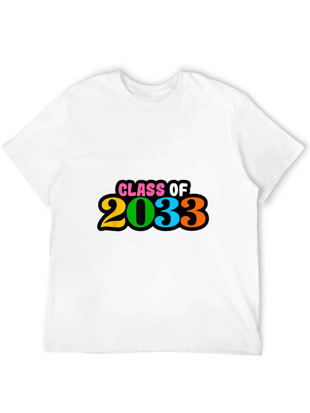 Class of 2033 Graphic Black T-Shirt