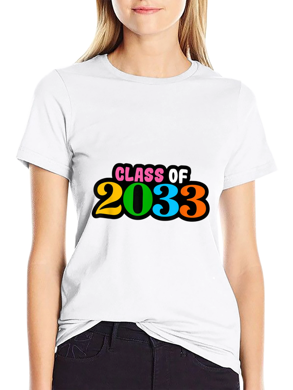 Class of 2033 Graphic Black T-Shirt