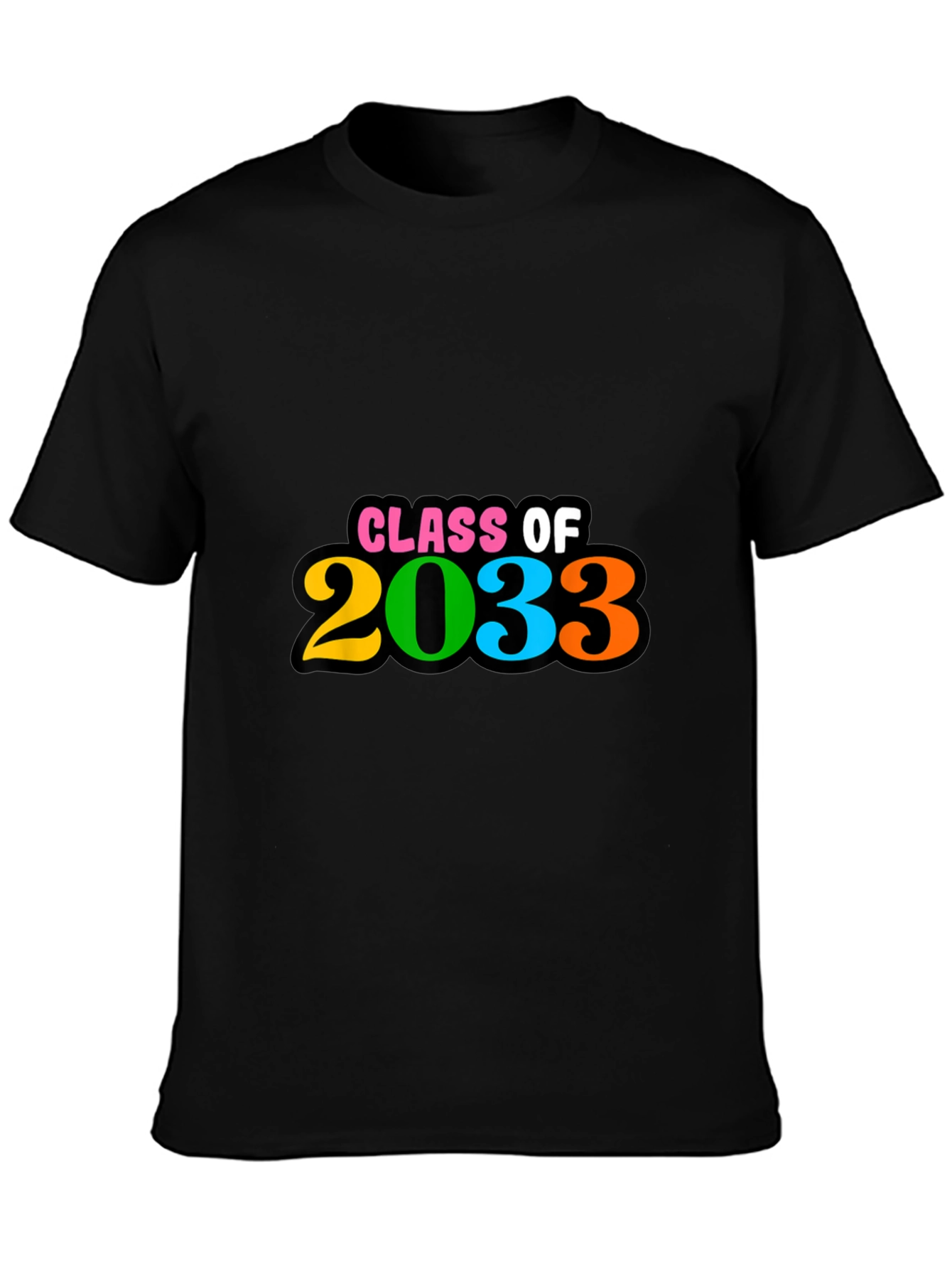 Class of 2033 Graphic Black T-Shirt