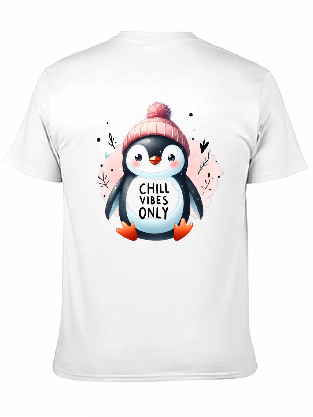 Chill Vibes Penguin T-Shirt - Cozy Winter Design