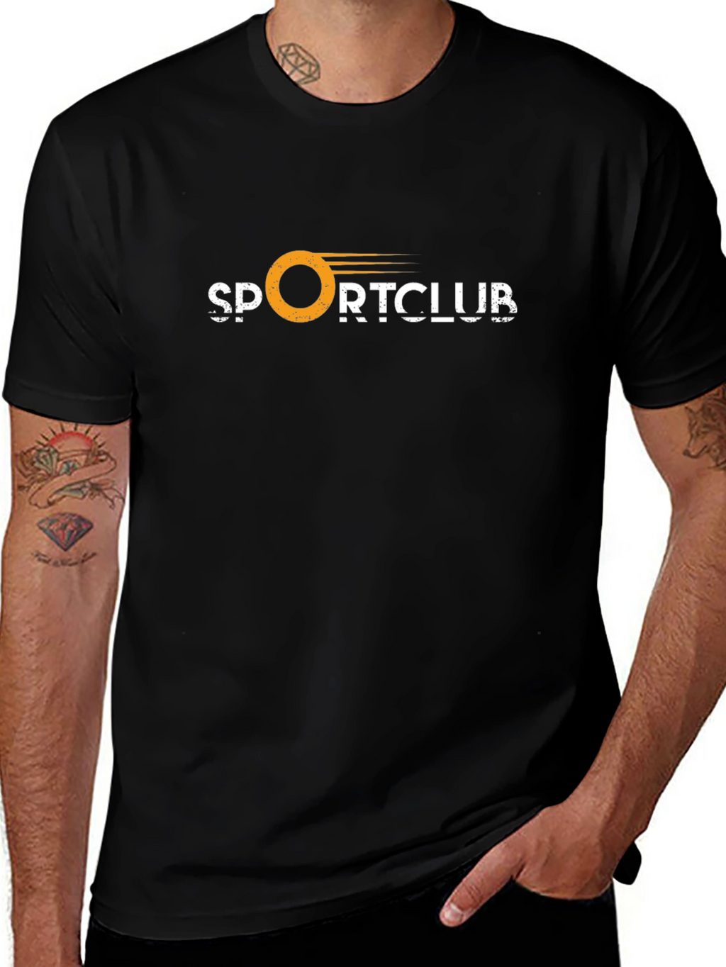 Sportclub Black T-Shirt