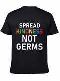 Spread Kindness T-Shirt -  Comfortable Black Tee