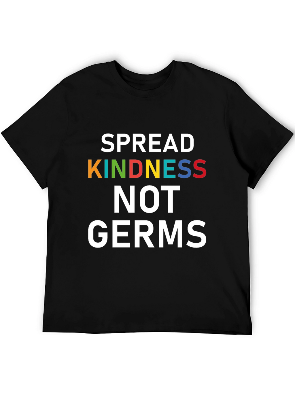Spread Kindness T-Shirt -  Comfortable Black Tee