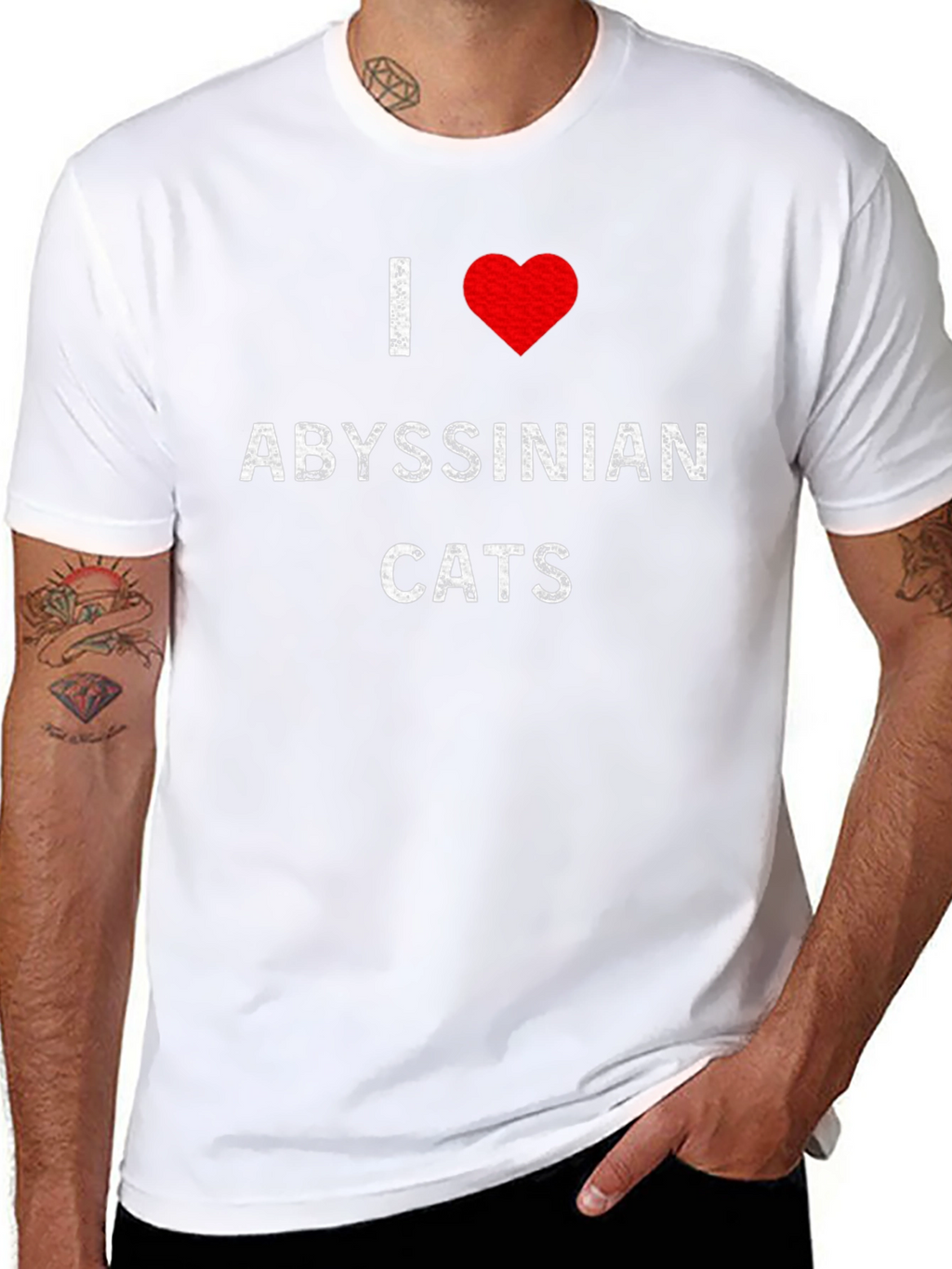 I Love Abyssinian Cats T-Shirt