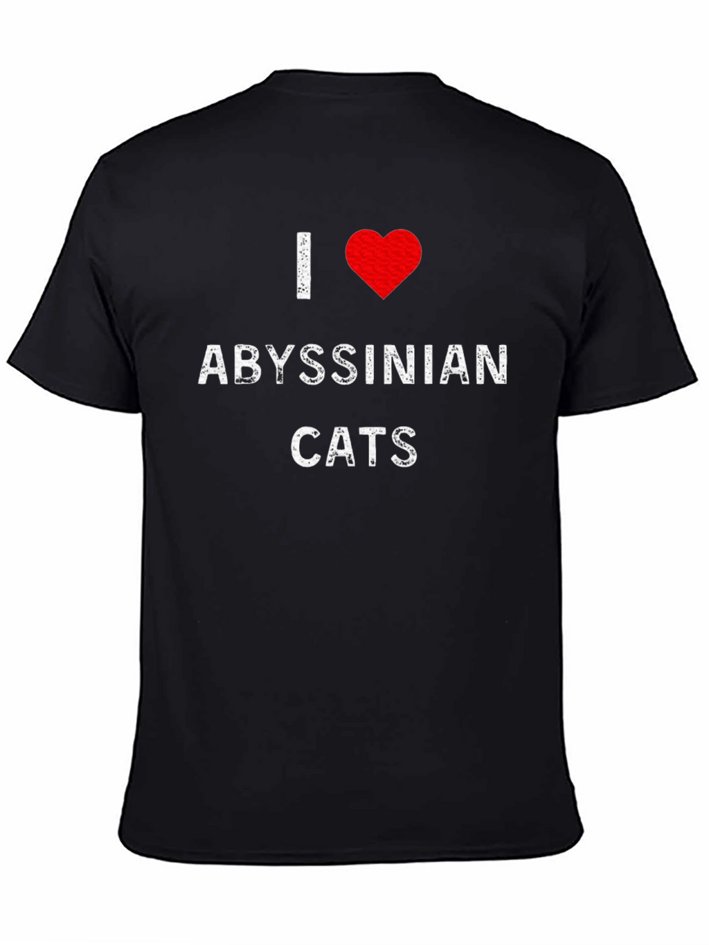 I Love Abyssinian Cats T-Shirt