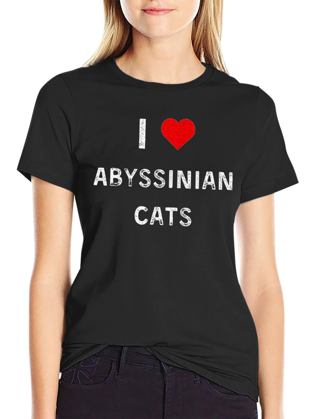 I Love Abyssinian Cats T-Shirt