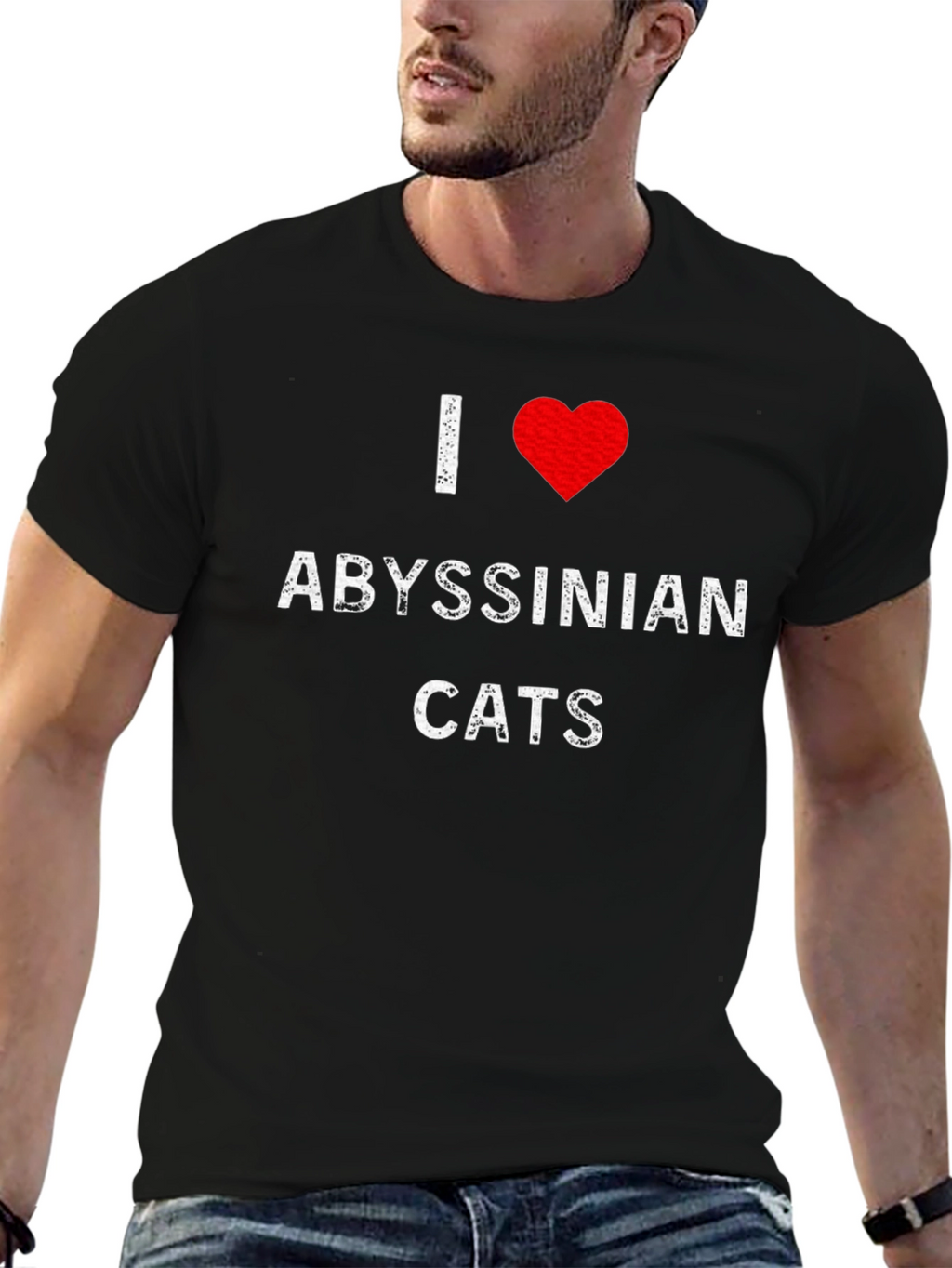 I Love Abyssinian Cats T-Shirt