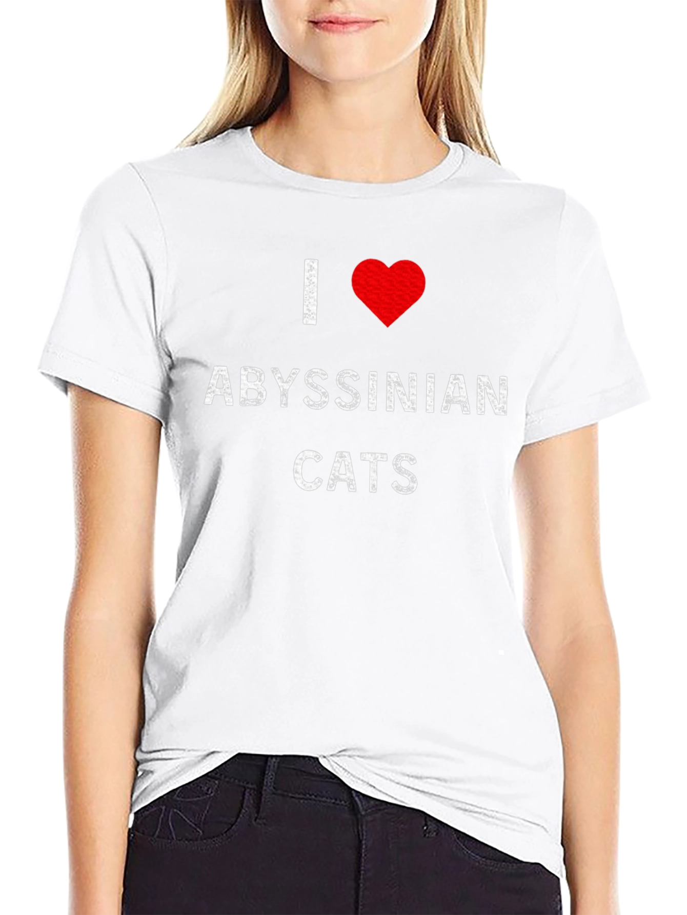 I Love Abyssinian Cats T-Shirt