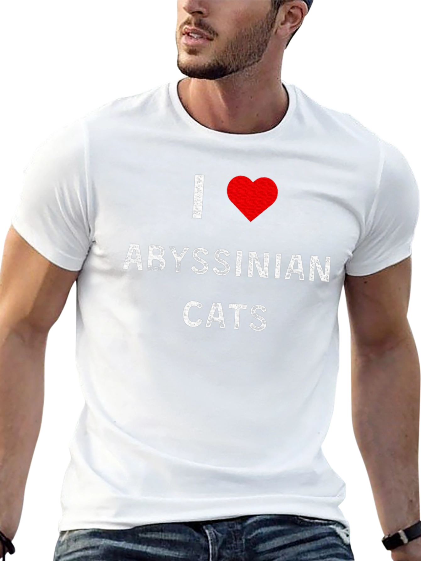 I Love Abyssinian Cats T-Shirt
