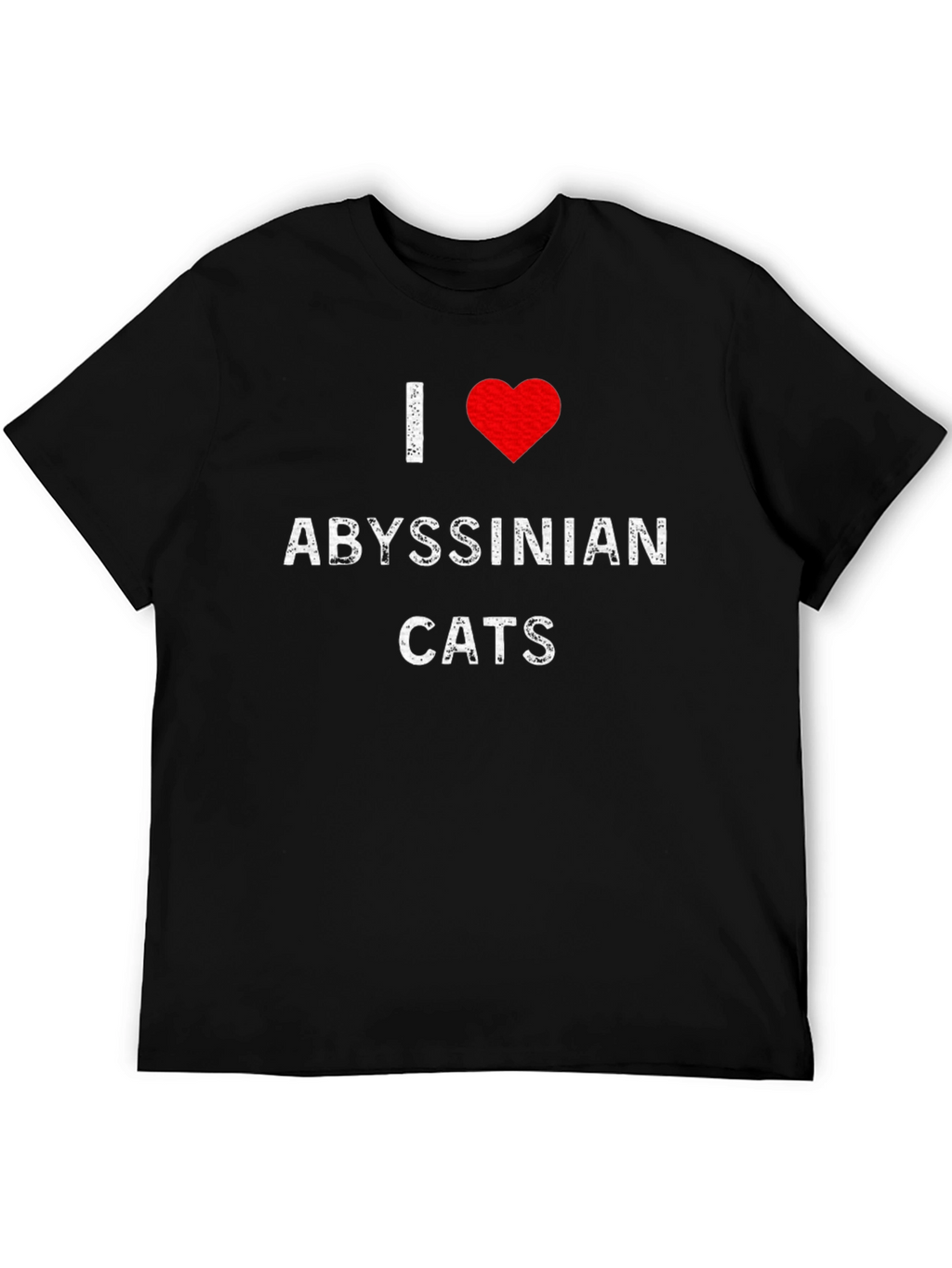 I Love Abyssinian Cats T-Shirt