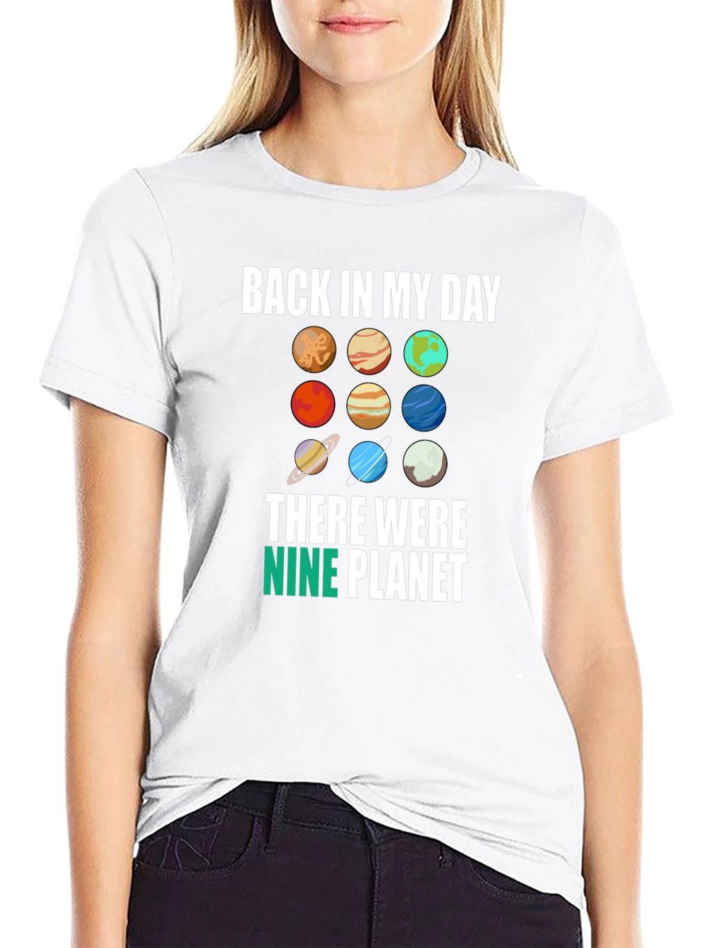 Back in My Day Nine Planets Graphic Tee