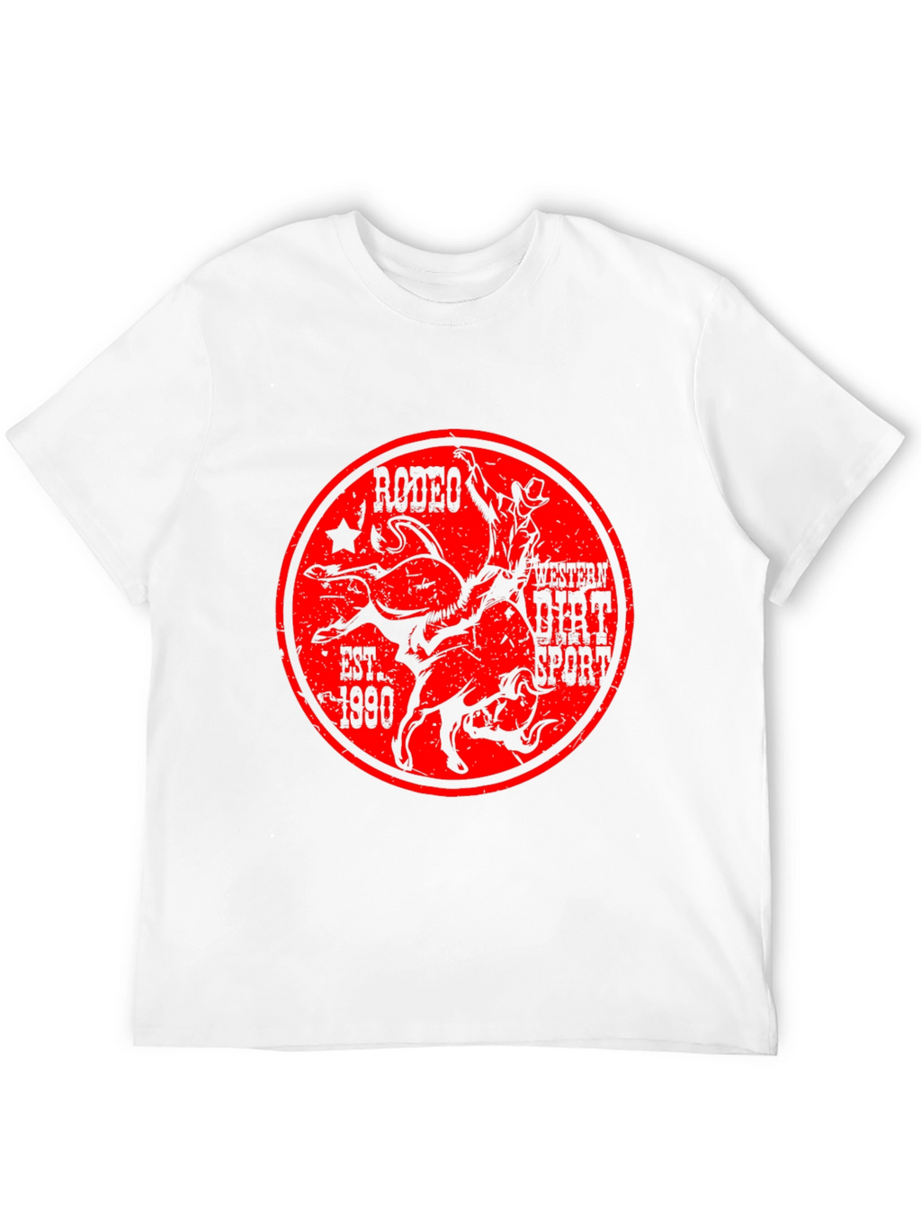 Rodeo Western Dirt Sport Graphic T-Shirt