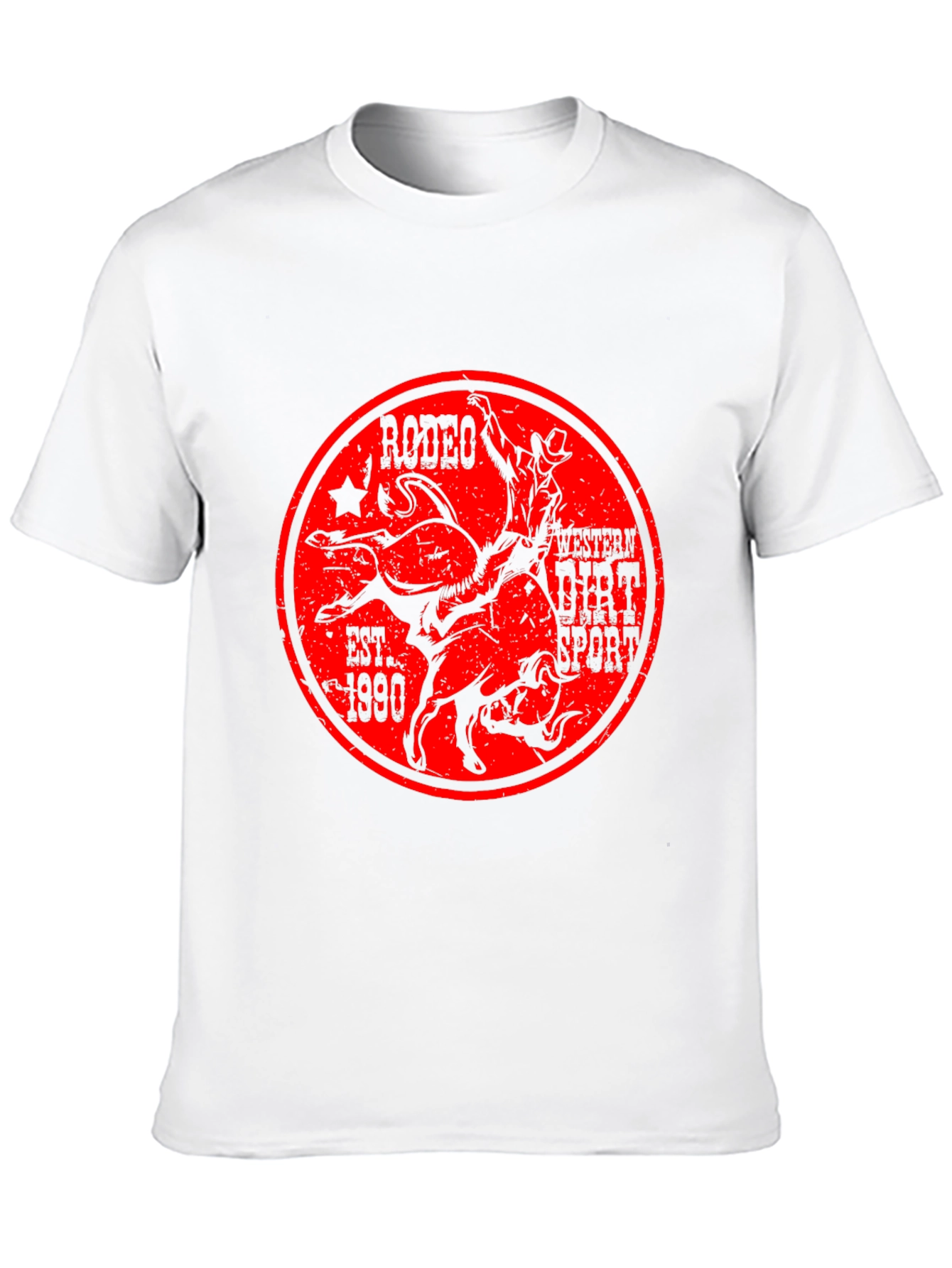 Rodeo Western Dirt Sport Graphic T-Shirt