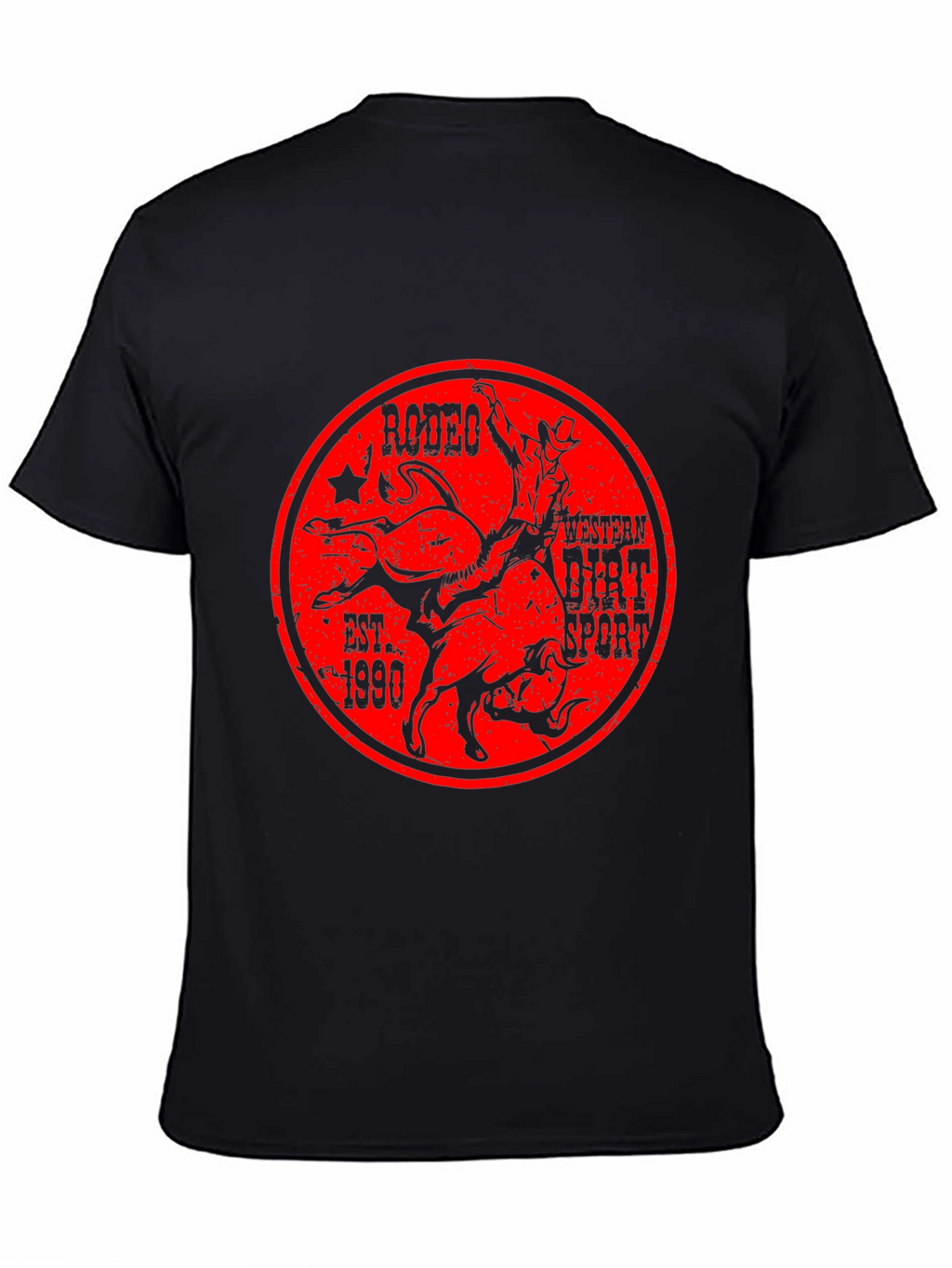 Rodeo Western Dirt Sport Graphic T-Shirt