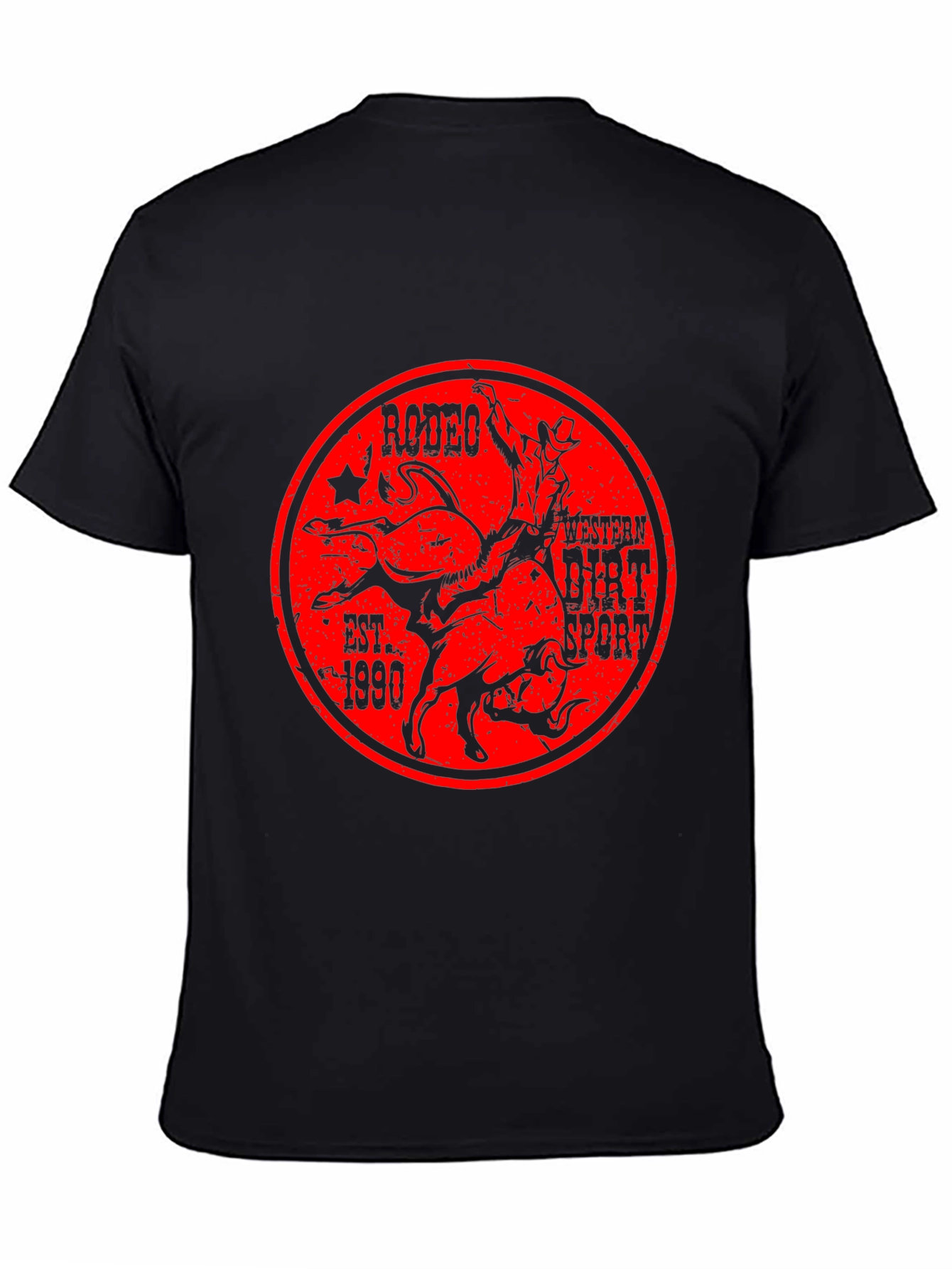 Rodeo Western Dirt Sport Graphic T-Shirt