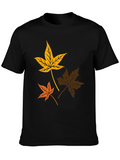 Autumn Leaves Graphic T-Shirt - Stylish Fall Apparel
