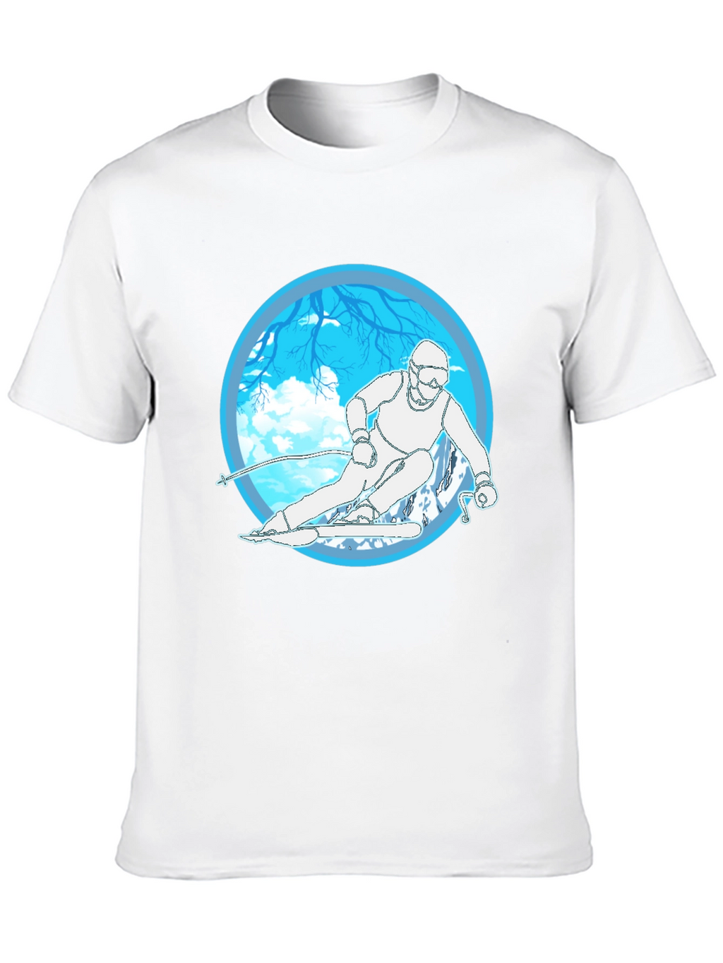Ski Graphic Tee - Winter Sports T-Shirt