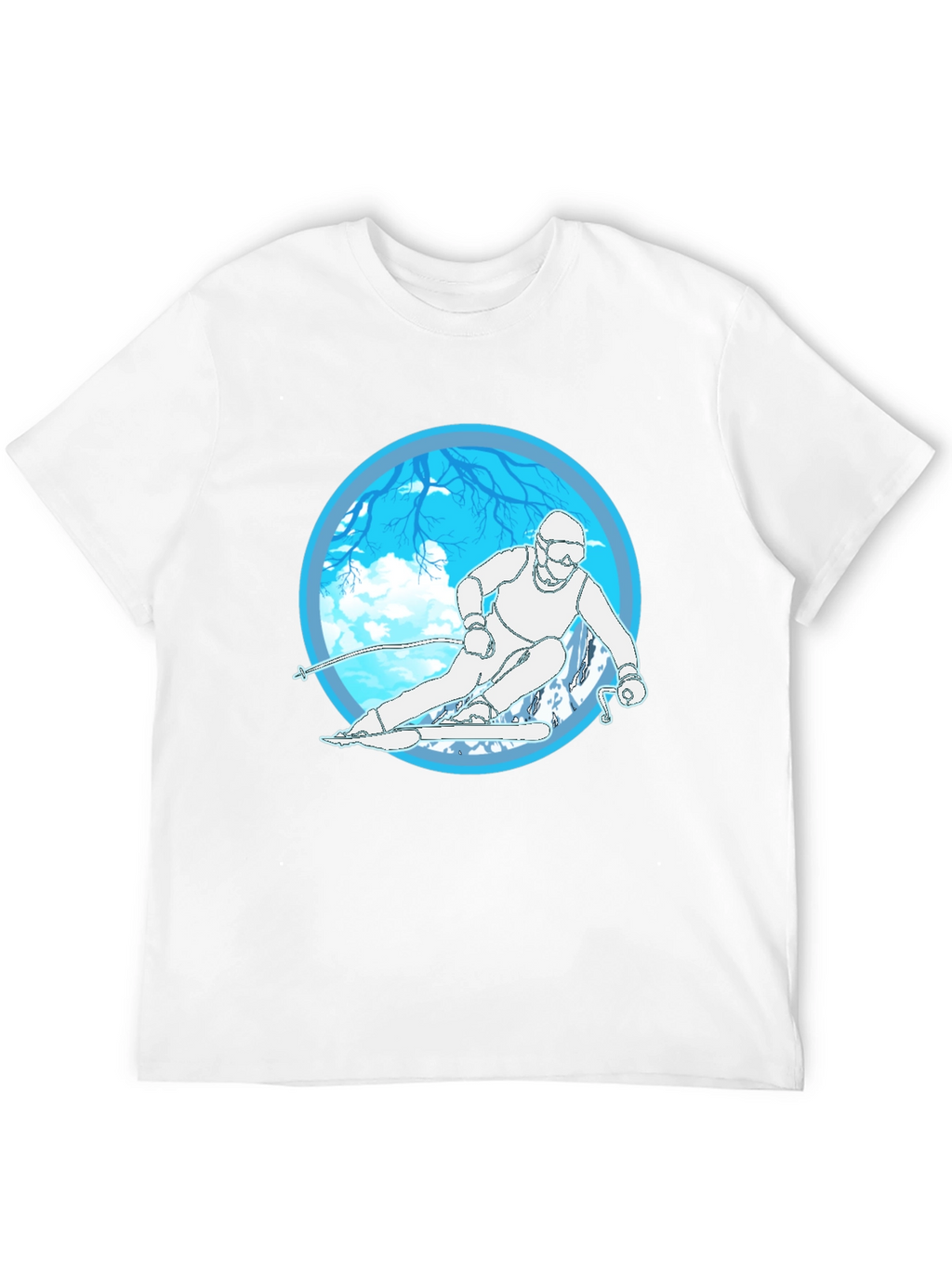Ski Graphic Tee - Winter Sports T-Shirt