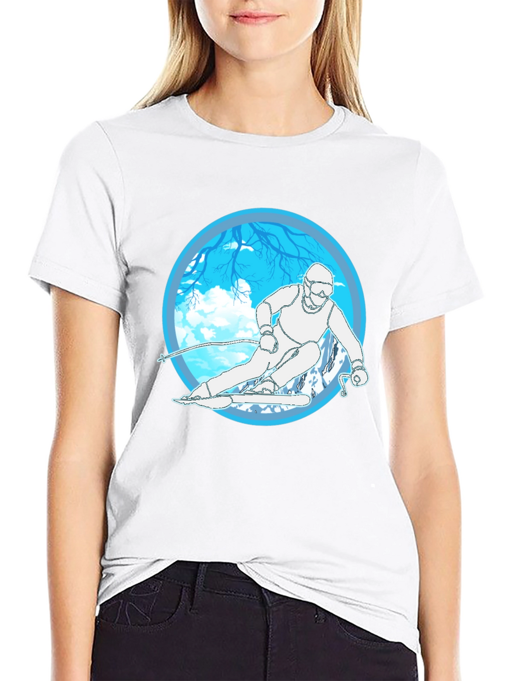 Ski Graphic Tee - Winter Sports T-Shirt