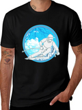 Ski Graphic Tee - Winter Sports T-Shirt
