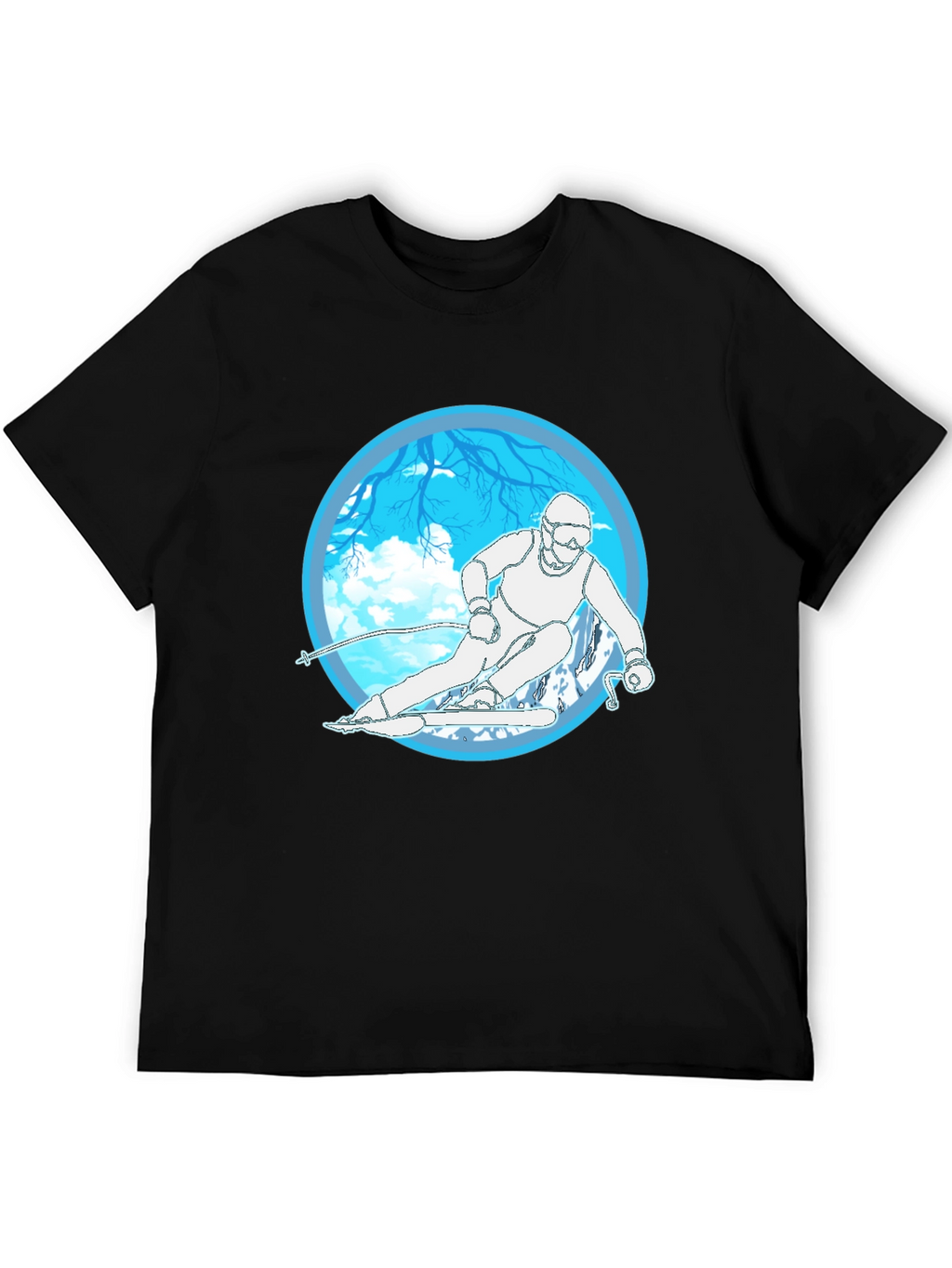 Ski Graphic Tee - Winter Sports T-Shirt