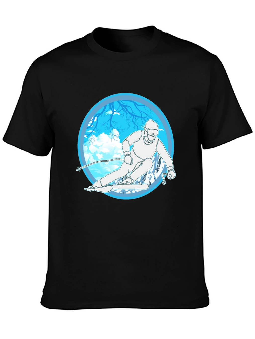 Ski Graphic Tee - Winter Sports T-Shirt