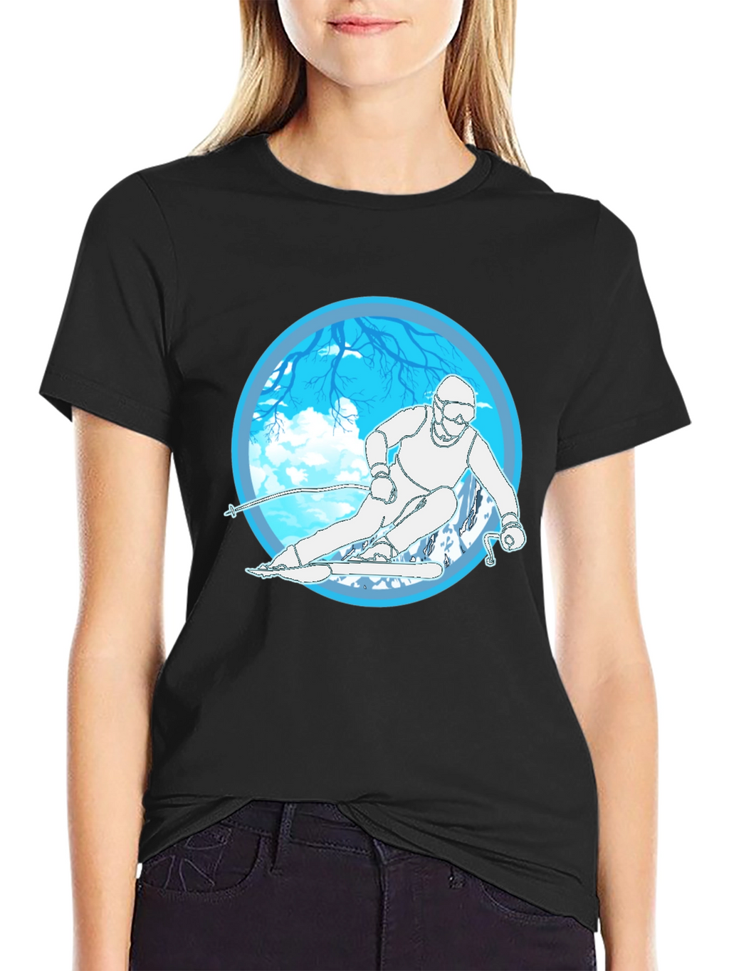 Ski Graphic Tee - Winter Sports T-Shirt