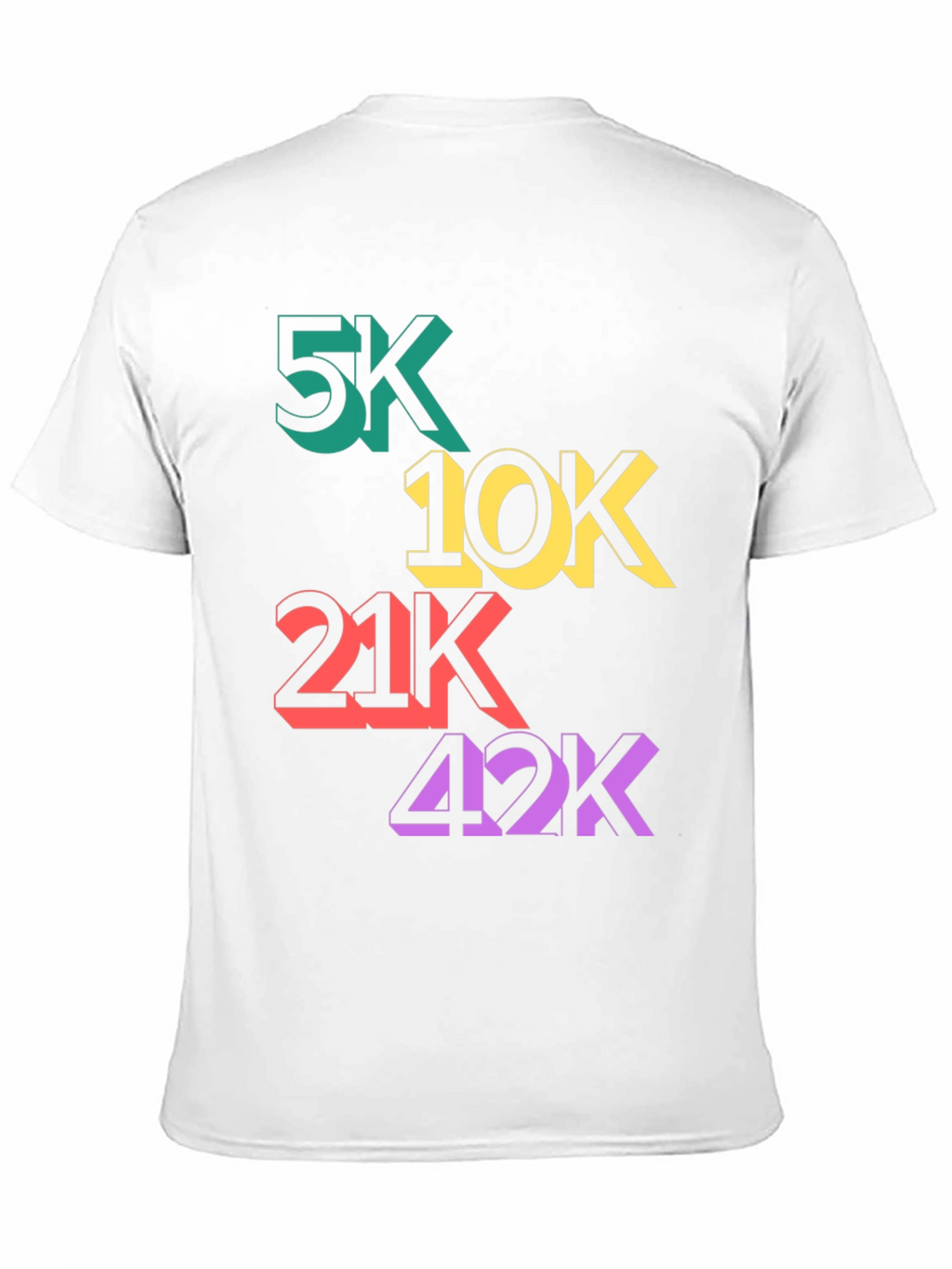 Runners T-Shirt: 5K 10K 21K 42K