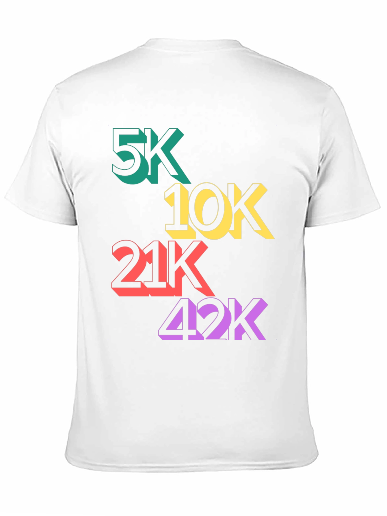 Runners T-Shirt: 5K 10K 21K 42K