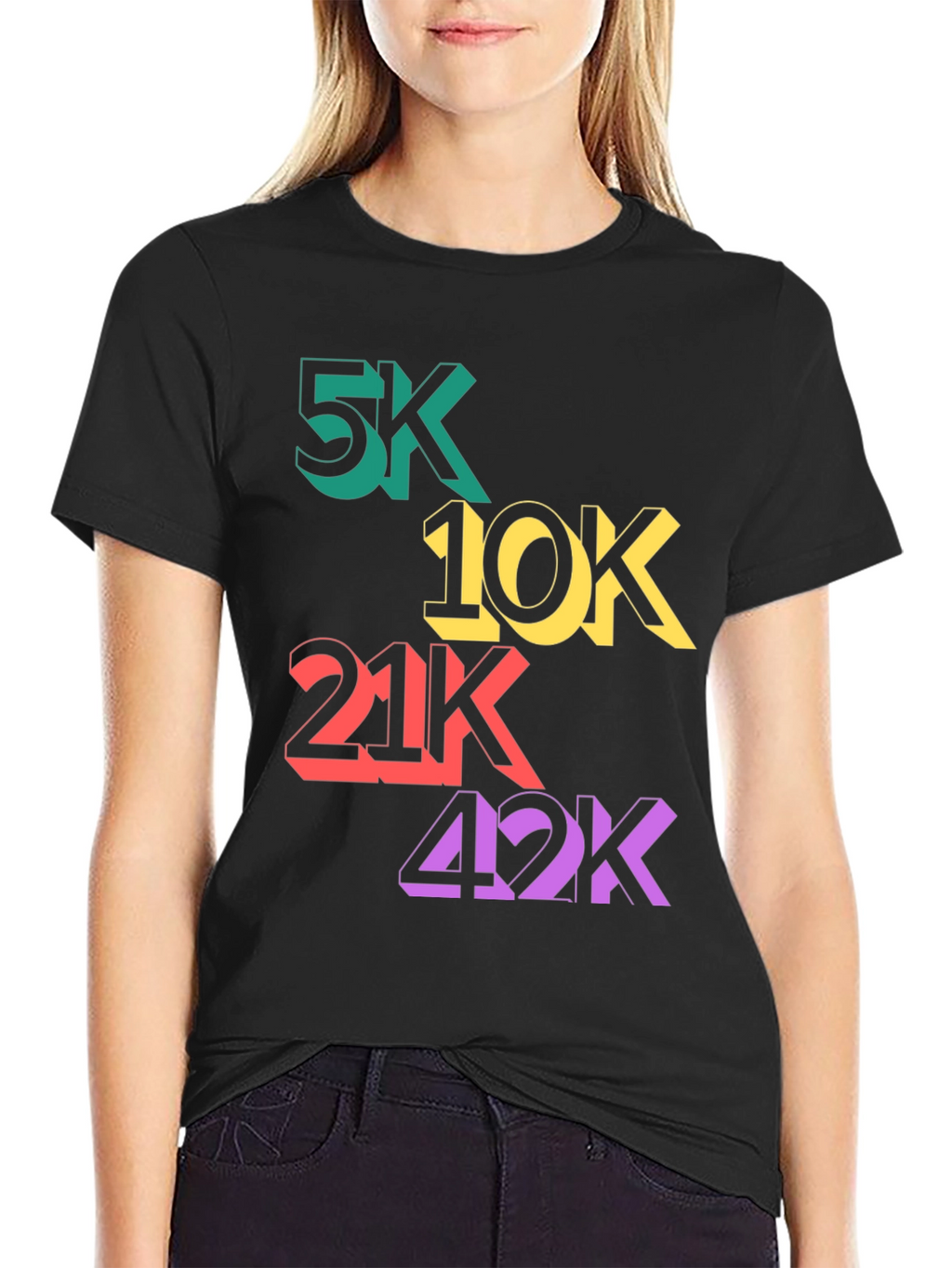 Runners T-Shirt: 5K 10K 21K 42K