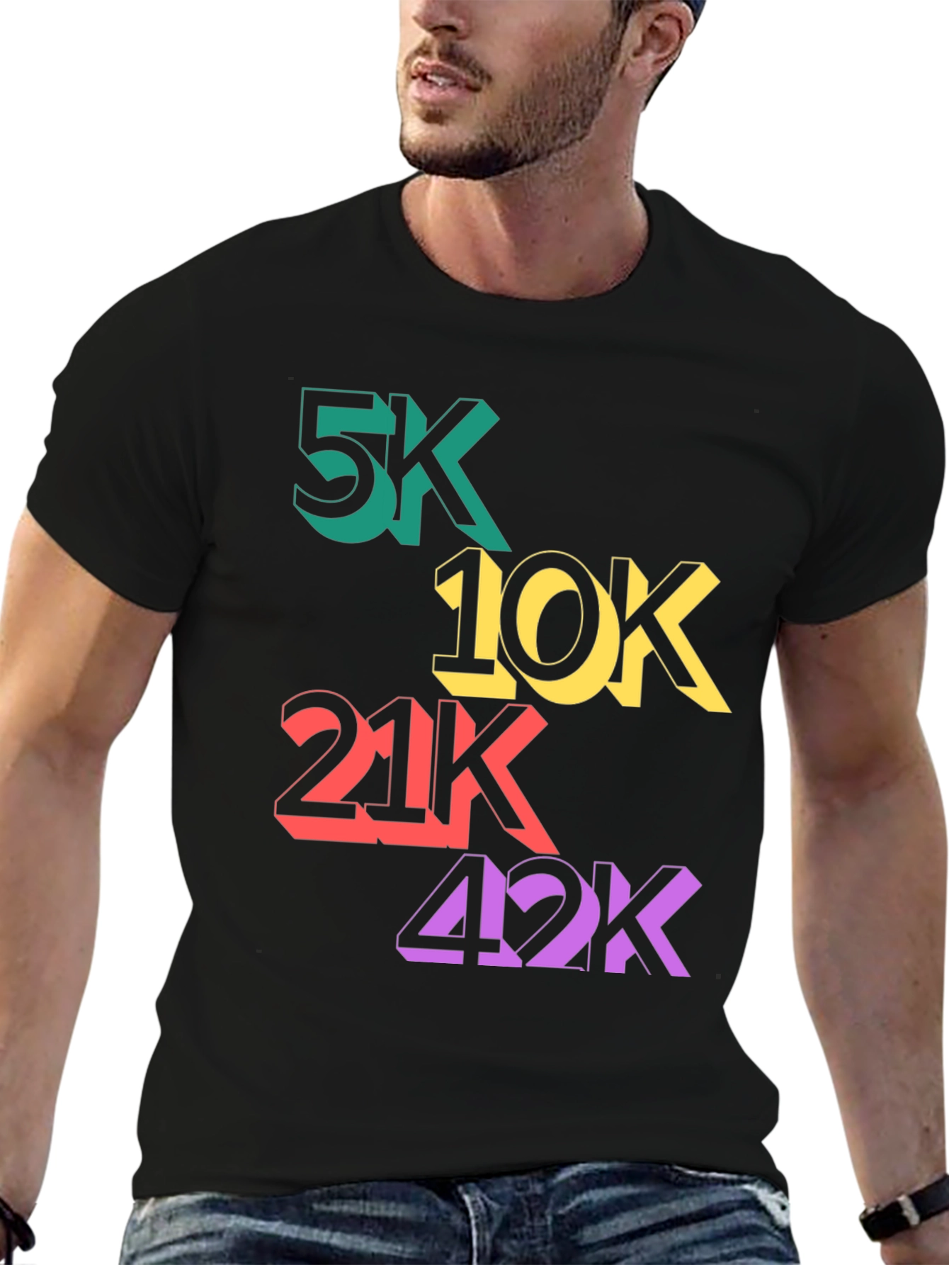 Runners T-Shirt: 5K 10K 21K 42K