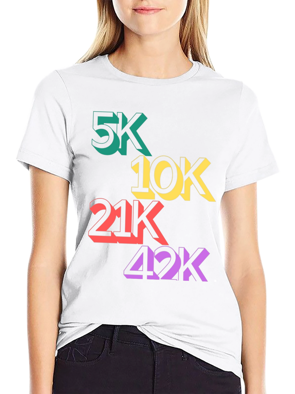 Runners T-Shirt: 5K 10K 21K 42K
